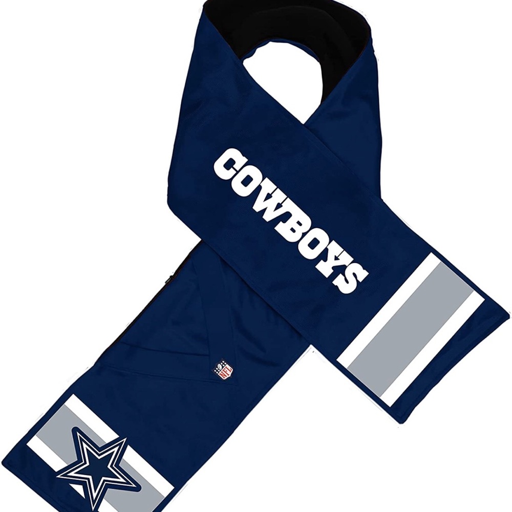 NFL Dallas cowboys adult unisex scarf one size fit all multicolor NWOT